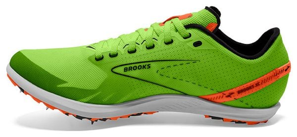 Brooks Draft XC Verde Arancione Unisex Scarpe da atletica