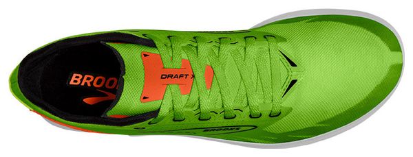 Brooks Draft XC Green Orange Unisex Track &amp; Field Shoes