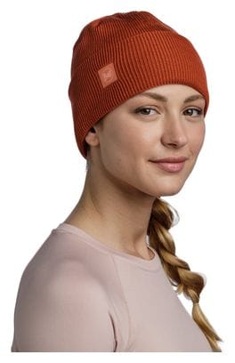 Unisex Buff Crossknit Mütze Rot