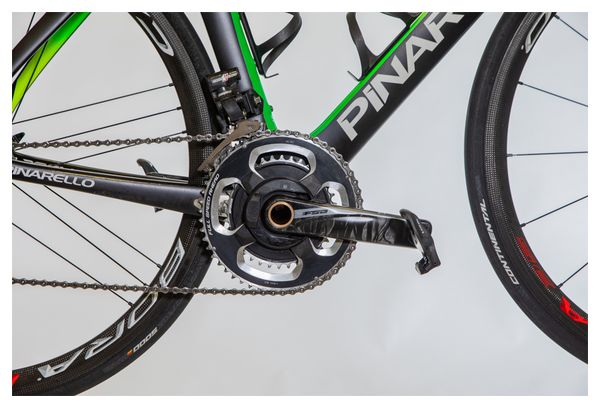 Produit Reconditionné - Vélo de Route Pinarello Dogma F10 Campagnolo Super Record EPS 11V Noir Mat/Vert 2019