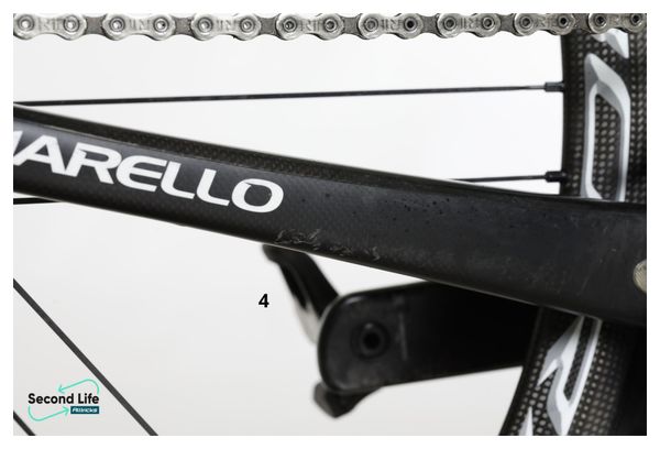 Produit Reconditionné - Vélo de Route Pinarello Dogma F10 Campagnolo Super Record EPS 11V Noir Mat/Vert 2019