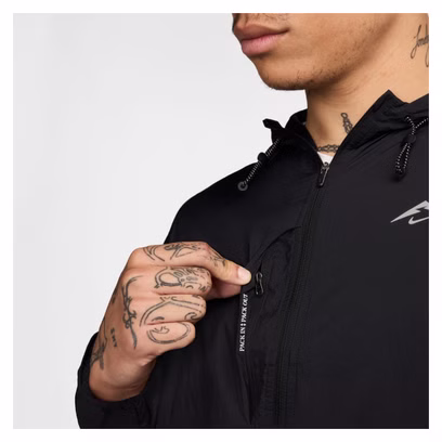 Nike Trail Aireez Windjack Zwart Heren