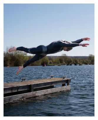 Huub Aegis XV 3:5 Men's Neoprene Wetsuit - Black/Gray/Red