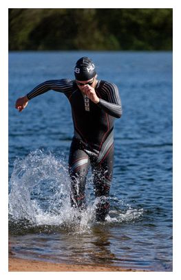 Huub Aegis XV 3:5 Men's Neoprene Wetsuit - Black/Gray/Red