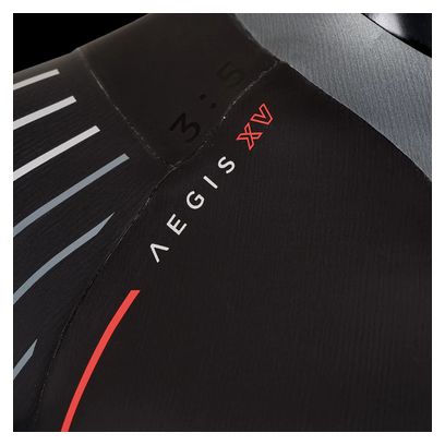 Huub Aegis XV 3:5 Men's Neoprene Wetsuit - Black/Gray/Red