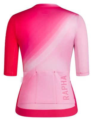 Maillot Manches Courtes Rapha Pro Team Training III Rose Femme