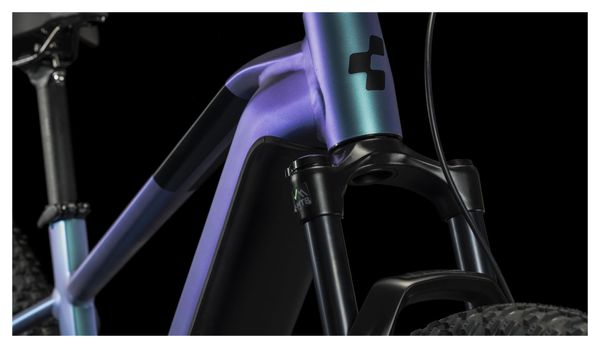 Cube Reaction Hybrid Race 750 MTB Eléctrica Hardtail Shimano Deore/XT 12S 750 Wh 27.5'' Interruptor Azul Morado 2024