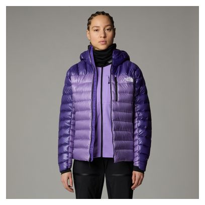 Women's Down Jacket The North Face Summit Breithorn Hoodie Violet