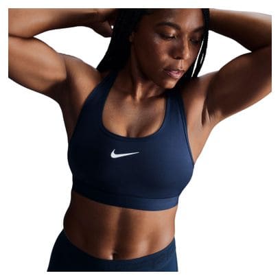 Sujetador Nike Swoosh Medium Support Azul Mujer