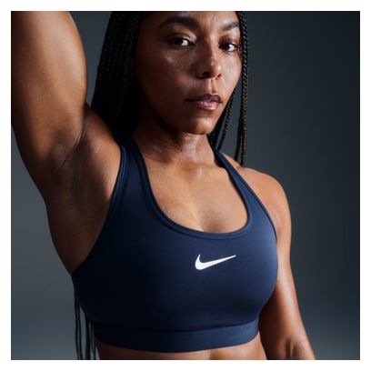 Brassière Nike Swoosh Medium Support Bleu Femme