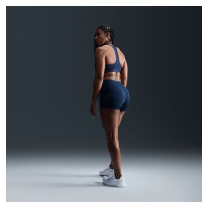 Brassière Nike Swoosh Medium Support Bleu Femme