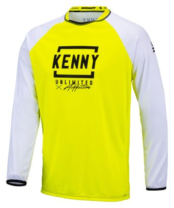 Kenny Defiant Long Sleeve Jersey White / Fluo Yellow