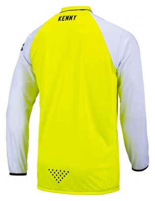 Kenny Defiant Long Sleeve Jersey Wit / Fluoriserend Geel