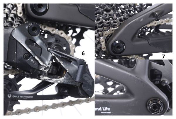 VTT Tout-Suspendu Santa Cruz Nomad 6 Carbone C Sram GX Eagle AXS 12V MX (29/27.5'') Noir Mat 2023 - Produit Reconditionné