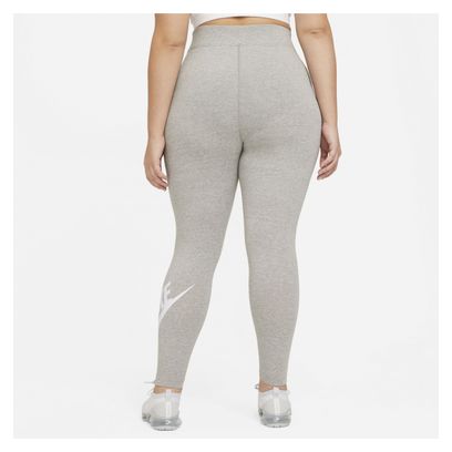 Nike Sportswear Essential DK Leggings lunghi da donna grigio / bianco