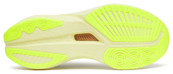 Zapatillas de running Saucony Endorphin Speed 5 Blanco/Amarillo Mujer