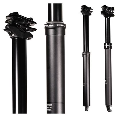 KS Kind Shock LEV INTEGRA telescopische zadelpen met interne kabelgeleiding, zwart (zonder bediening) 30,9x480x175 - Gereviseerd product