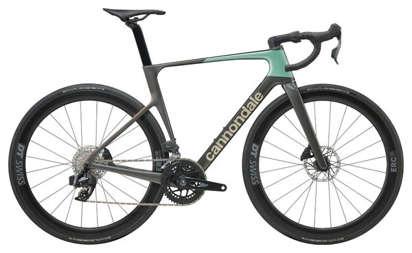 Bicicleta de carretera Cannondale SuperSix Evo 4 Gen 5 Sram Rival AXS 12V 700 mm Verde/Gris 2026