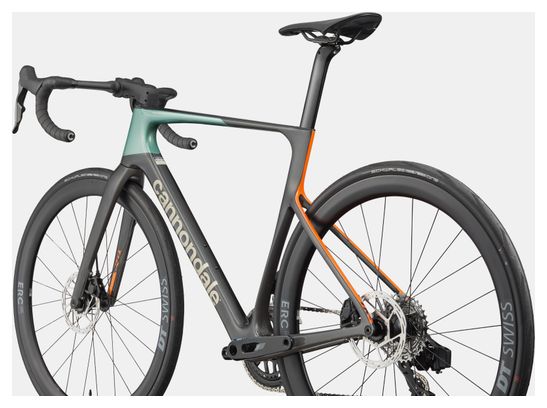 Bicicleta de carretera Cannondale SuperSix Evo 4 Gen 5 Sram Rival AXS 12V 700 mm Verde/Gris 2026
