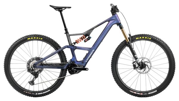 Orbea Rise LT M-Team MTB elettrica a sospensione completa 12S 630 Wh Shimano 85 Nm 29'' Blu tanzanite Carbonio Visualizza 2025
