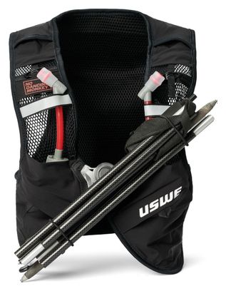 USWE Pace 8L Trail Running Hydration Bag Black