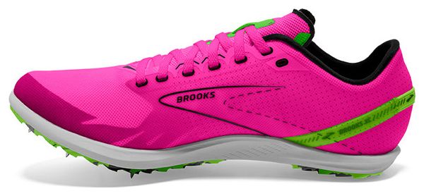 Chaussures Athlétisme Brooks Draft XC Rose Vert Unisex