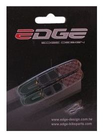 EDGE Jeu De Gommes De Frein V-Brake Atb Triple-Colour