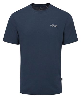 Maglietta RAB Crimp blu da uomo 
