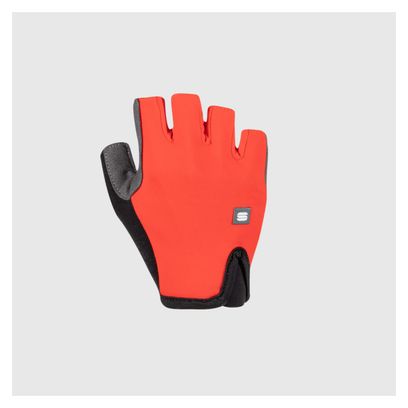 Sportful Kid Matchy Rot, kurze Handschuhe für Kinder