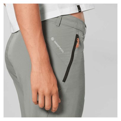 Pantaloncini Salewa Puez Talvena Durastretch verdi da donna