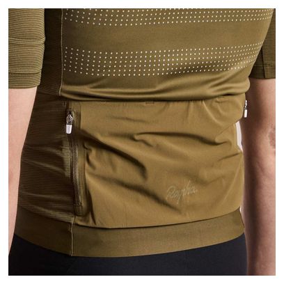 Maillot Manches Courtes Rapha Brevet Lightweight III Vert Homme