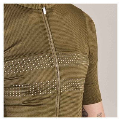 Maillot Manches Courtes Rapha Brevet Lightweight III Vert Homme