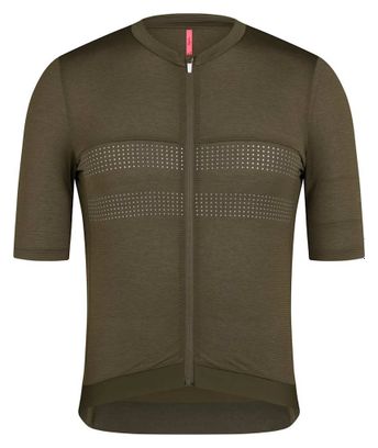 Maillot Manches Courtes Rapha Brevet Lightweight III Vert Homme