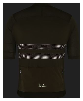 Maillot Manches Courtes Rapha Brevet Lightweight III Vert Homme