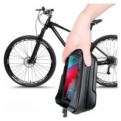 Bolsa de cuadro bici con porta móvil 1 L negra WILD MAN
