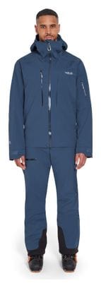 Rab Khroma Kinetic Waterproof Ski Jas Blauw Heren