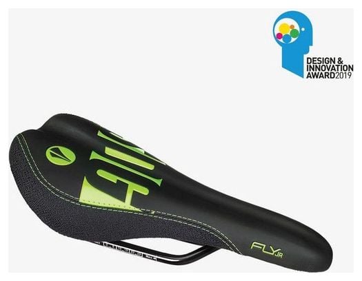 Selle SDG Junior FLY JR - Steel Rails - NOIR/VERT