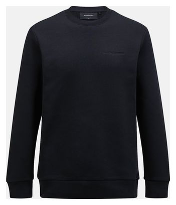 Peak Performance Original Klein Logo Sweatshirt Zwart Heren
