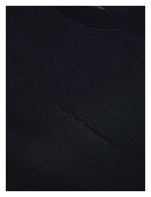 Peak Performance Original Klein Logo Sweatshirt Zwart Heren