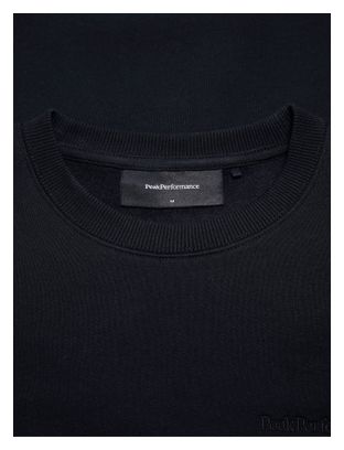 Peak Performance Original Klein Logo Sweatshirt Zwart Heren