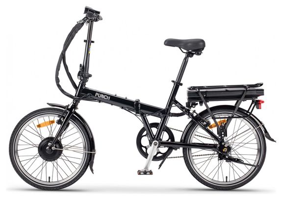 Opvouwbare elektrische fiets PF1 36V10Ah Zwart metallic