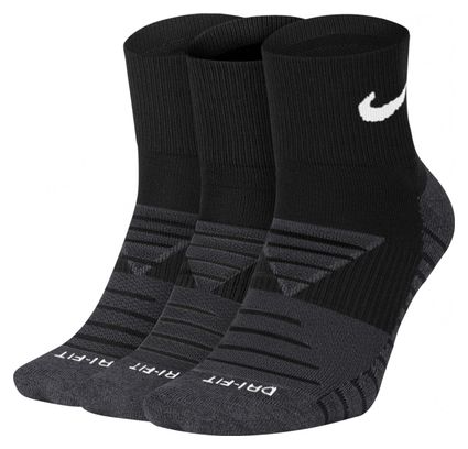 Socken (x3) Nike Everyday Max Cushion Quarter Schwarz Unisex