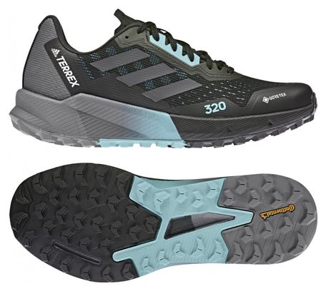 adidas Terrex Agravic Flow 2 GTX Women's Trail Shoes Black Blue