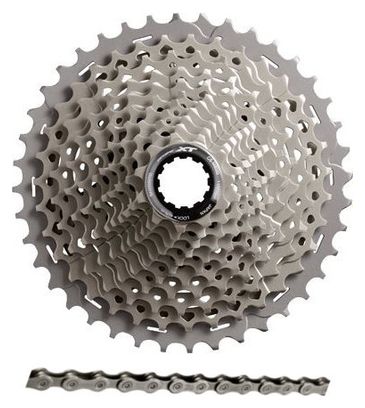 Pack Cassette Shimano XT CS-M8000 11V 11-42 + Chaîne Shimano ULTEGRA/XT HG701 11V 126 Maillons