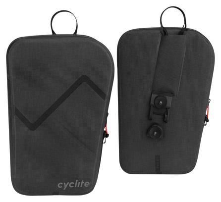 Cyclite Gabelbeutel / 01 Set | 3,1 l | Schwarz