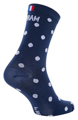 Paar LeBram Portillon Socken Blau