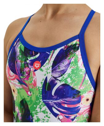 Arena Xcross Back One Piece Swimsuit Blue