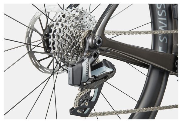 Bicicleta de carretera Cannondale SuperSix Evo 4 Gen 5 Sram Rival AXS 12V 700 mm Gris/Negro 2026