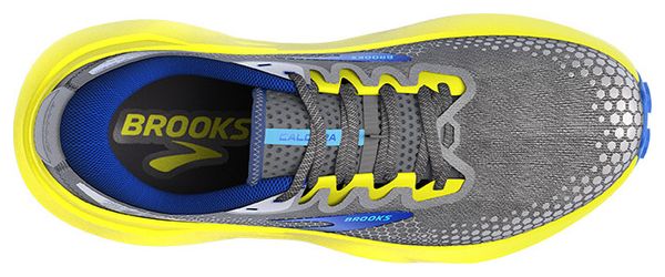 Brooks Caldera 6 Grey Yellow Blue Men's Trail Shoes