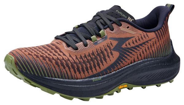 Chaussures de running 361-Futura Black/Walnut